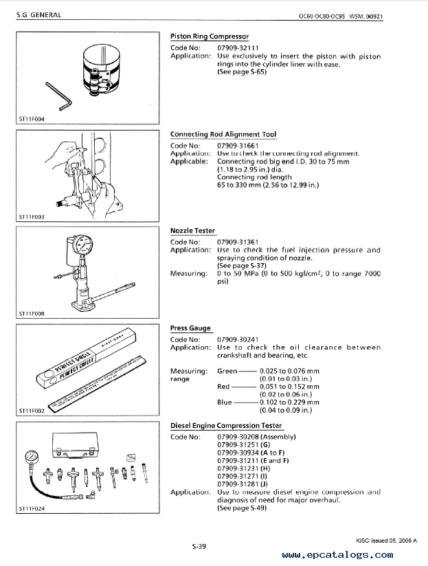 Kubota Gh170 Parts Manual