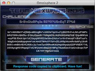 No omnisphere challenge code