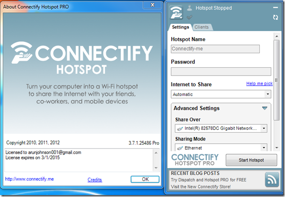 Hotspot Connectify For Mac
